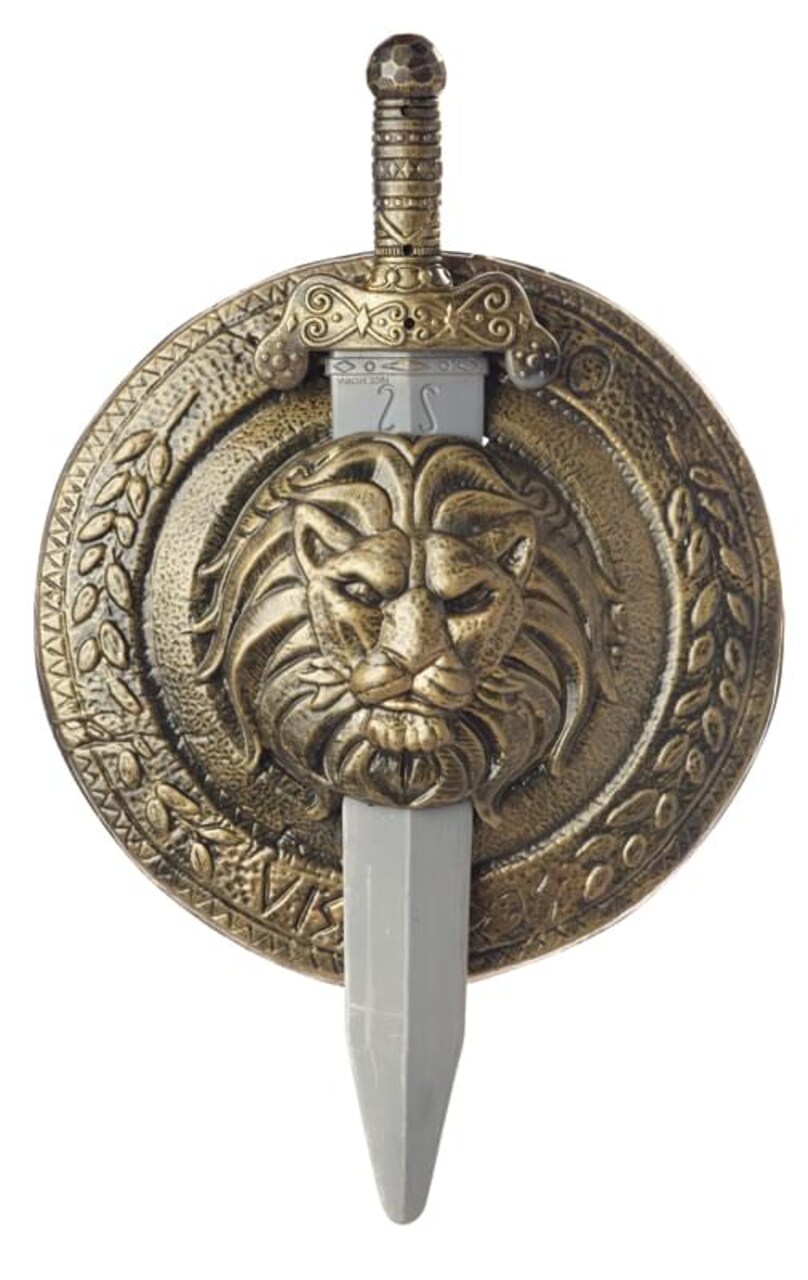 Gladiator Combat Shield & Sword 12" Costume Weapon Accessories